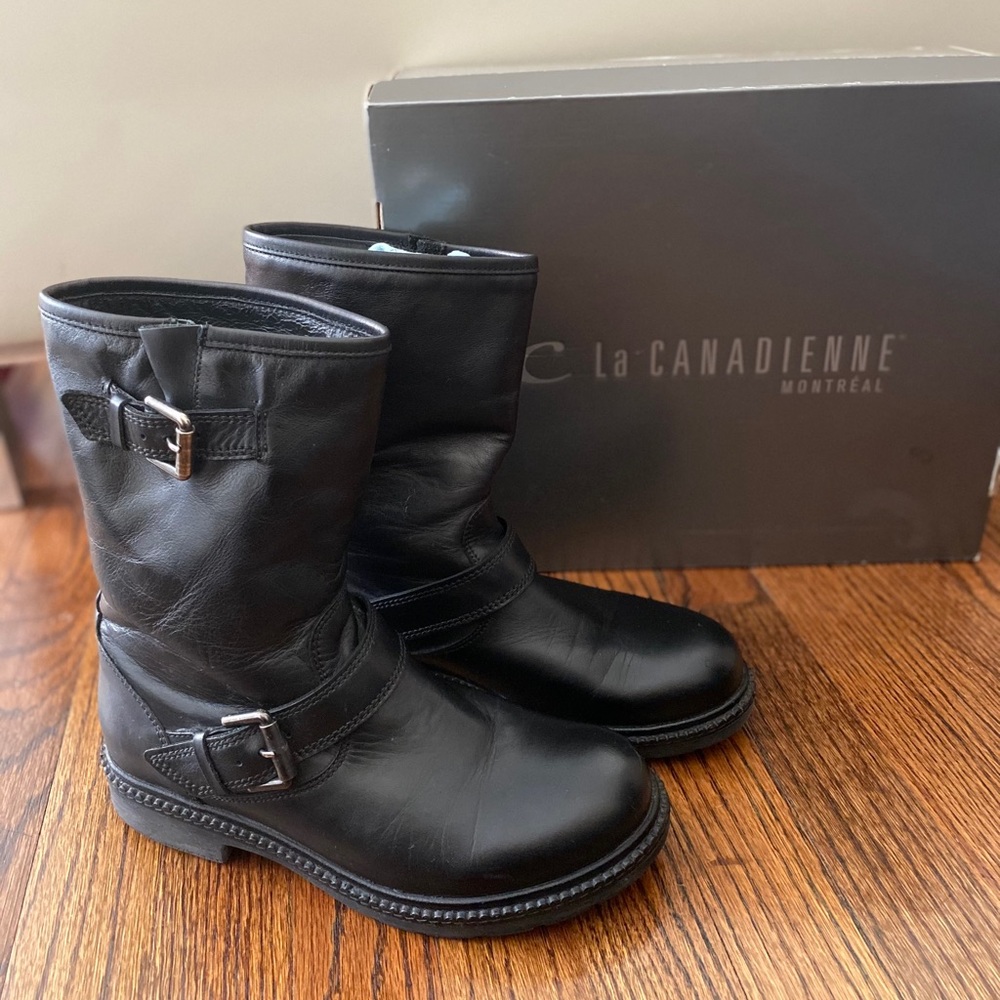 La Canadienne Carrie Moto Boot Size 38